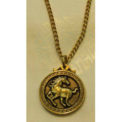 Chinese zodiac necklace-horse
