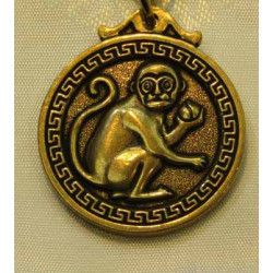 Chinese zodiac necklace-Monkey