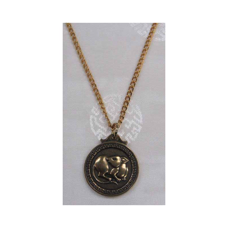 Chinese zodiac necklace-RAT