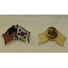 PIN US & Korean Flag