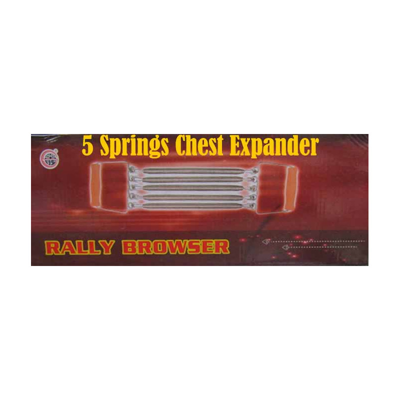 Chest Expander-5 Spring Wooden Handle