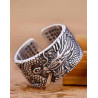 Silver Dragon Ring