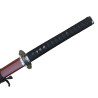 Samurai Katana Sword REVERSE BLADE WITH BLOOD GROOVE RED