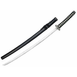 3 SAMURAI SWORD SET WITH DISPLAY STAND BLACK