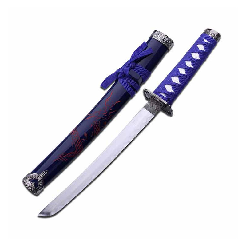 SAMURAI TANTO SWORD BLUE