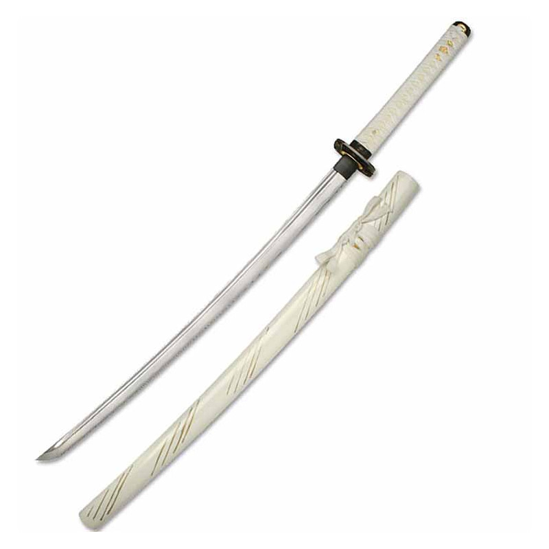 SAMURAI KANATA SWORD WHITE W/STRIPE