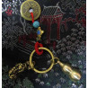 Brass Pi Xiu, Coins & Cucurbit Key Chain