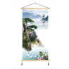 WALL SCROLL Welcoming  Pine Tree 17.7"X12"