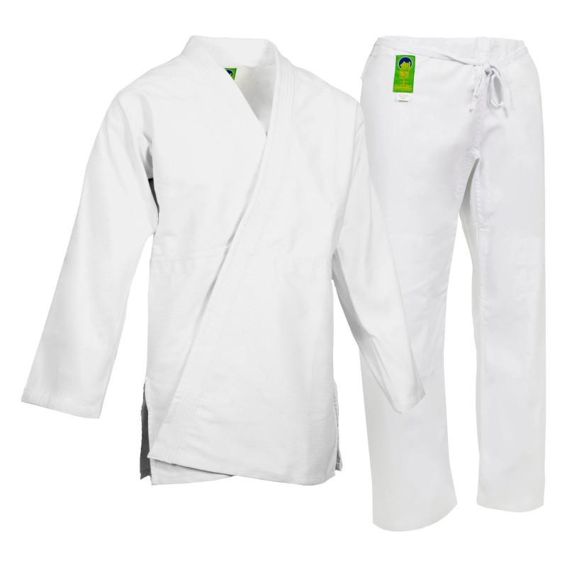 JIU-JITSU UNIFORM WHITE 16 OZ.