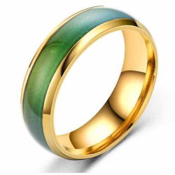 Thermochromic Ring(Black, Gold, Silver)