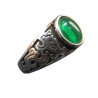 Stainless steel ring with Jade/stone