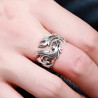 Silver Dragon Ring