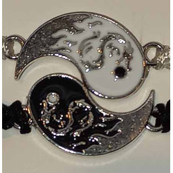 Yin & Yang Adjustable Bracelet (sold by pair)