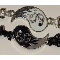 Yin & Yang Adjustable Bracelet (sold by set)