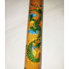 WOOD NUNCHAKU WITH COLORS DRAGON 12"