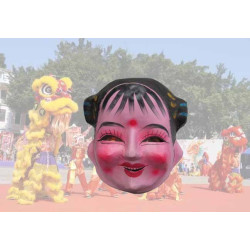 Lion Dance Mask Girl