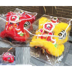 See Through PVC Lion Head Bag
