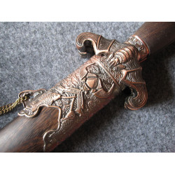 Spring steel double(twin) sword