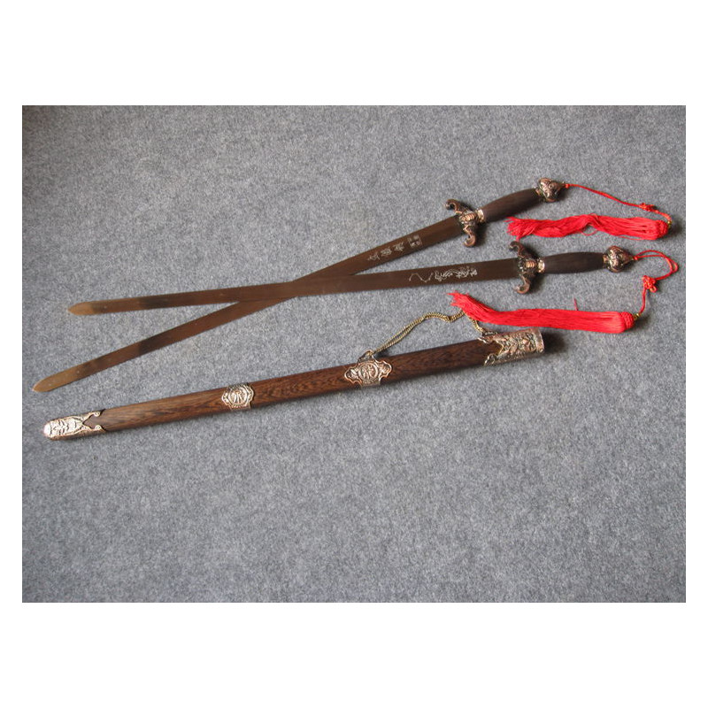Spring steel double(twin) sword