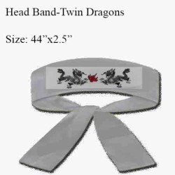 Head Band-Twin dragons