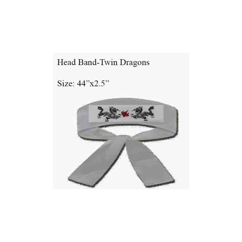 Head Band-Twin dragons