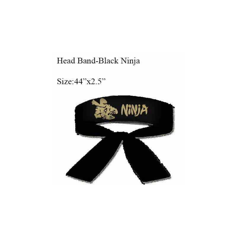 Head Band-Black Ninja