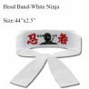 Head Band-White Ninja