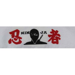 Head Band-White Ninja