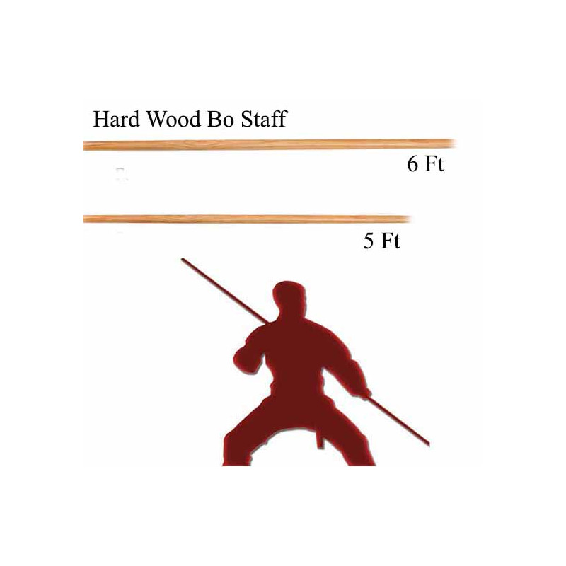Hard Wood Bo Staff