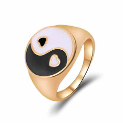 Yin & Yang Golden Ring