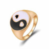 Yin & Yang Golden Ring