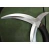 Combat steel deer horn knifes (pair)