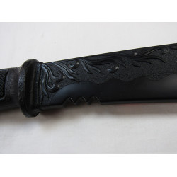 polypropylene kukri machete 24.8" curved blade