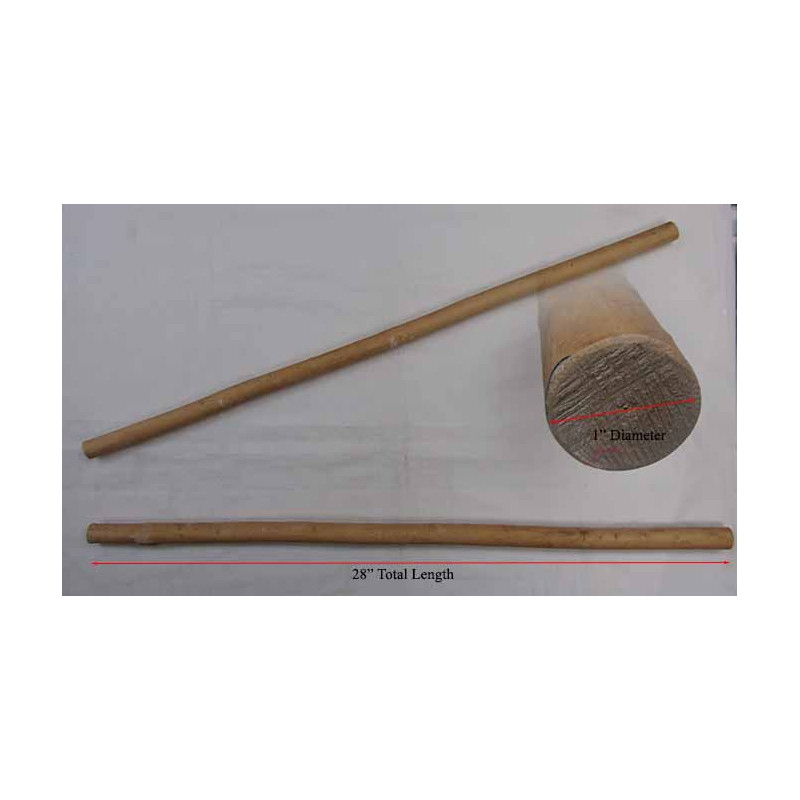 WHITE OAK(WAX WOOD) KALI/ESCRIMAS STICK 28"