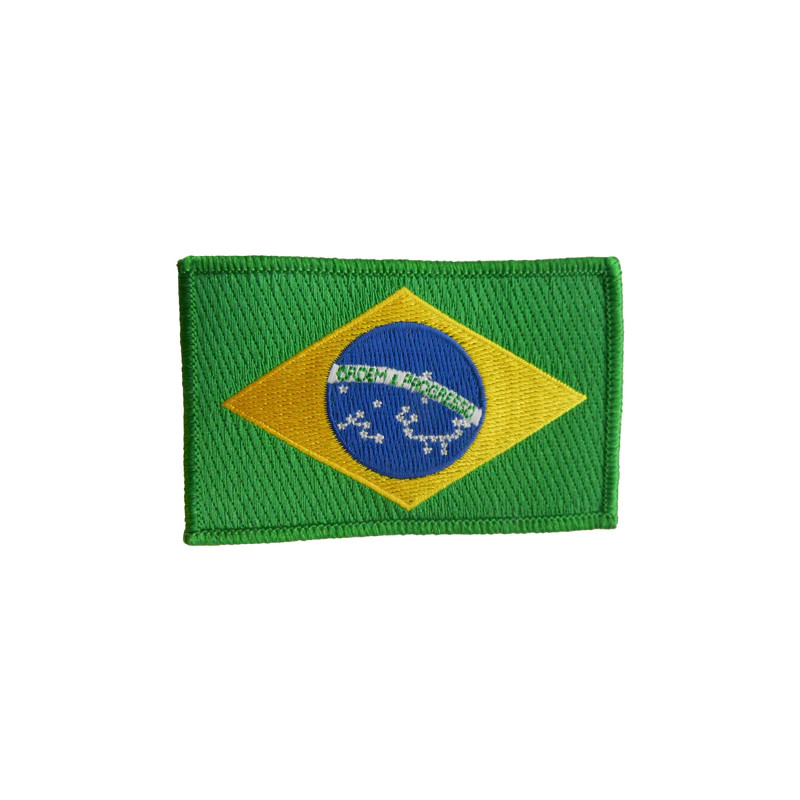 Brazilian Flag Patch 4"x11/2"