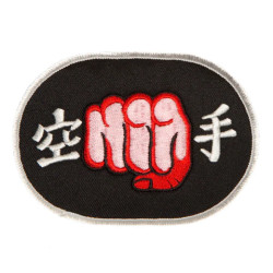 Karate Fist Patch 3" x 4 1/2"