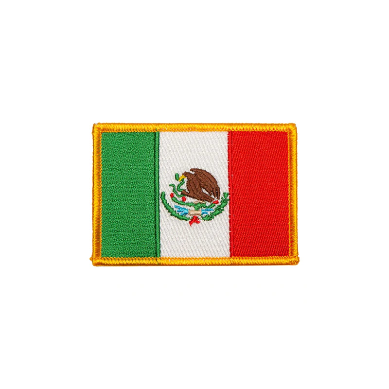 Mexican Flag Patch 2.25" x 3.5"