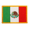 Mexican Flag Patch 2.25" x 3.5"