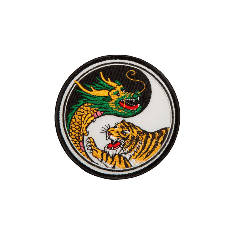 Dragon & Tiger/Yin & Yang Patch 4" dia