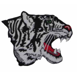 White Tiger Head side View...