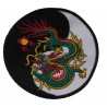 Dragon with Yin & Yang Patch  4" Dia
