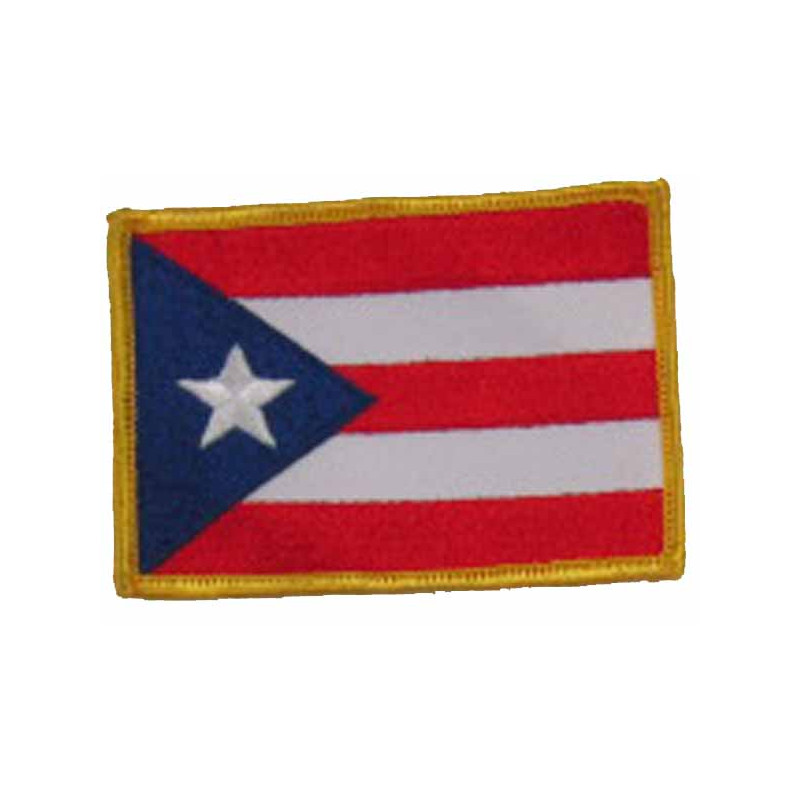 Porto Rico Flag Patch 3.5"x2.5"