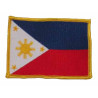 Philippine Flag Patch  3.5"x2.5"