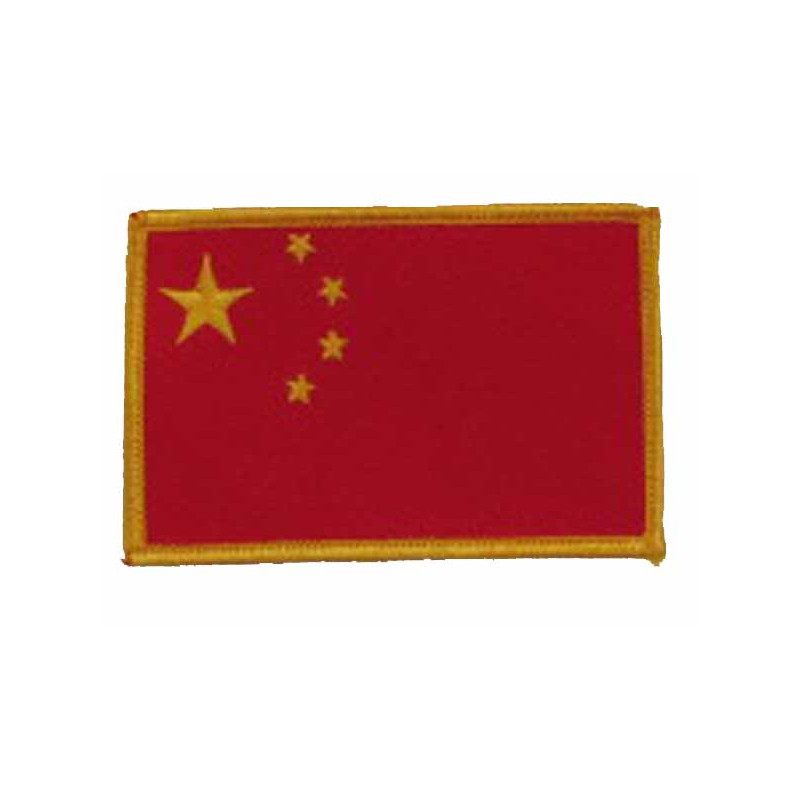 China Flag Patch 3.5"x2.25"
