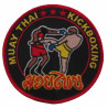 Muay Thai Kickboxing Patch 4" Dia