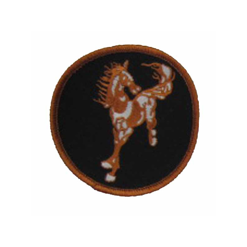 Golden Horse Patch 3" Dia