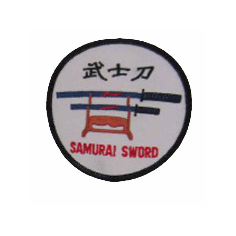 Samurai Sword Patch 3" Dia