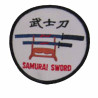 Samurai Sword Patch 3" Dia