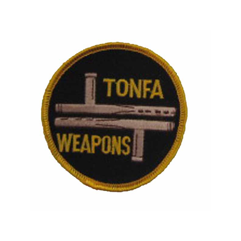 Tonfa Weapons Patch 3" Dia