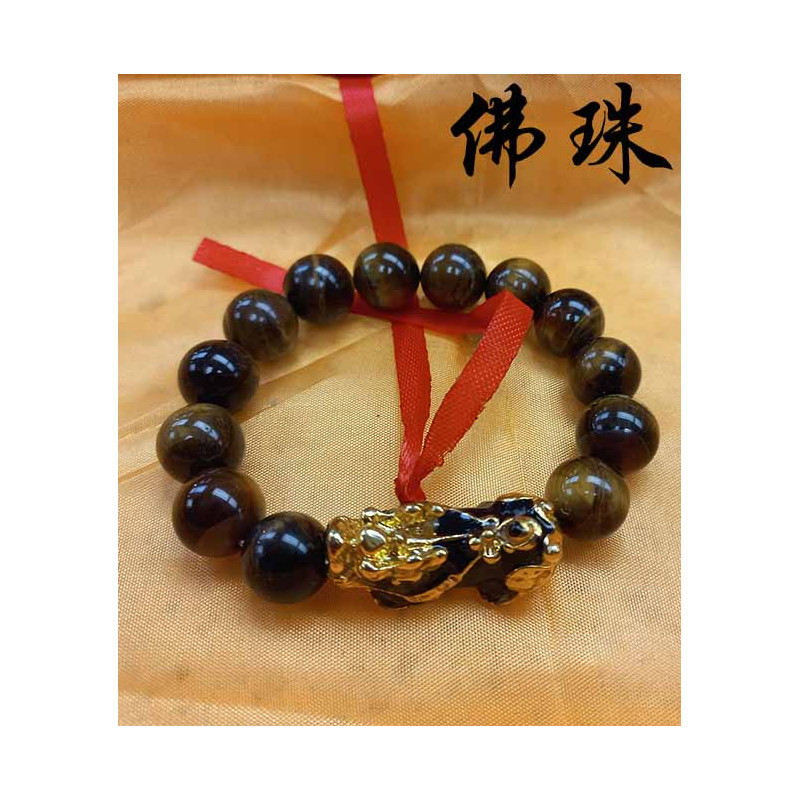 Tiger eye bracelet with Pi Xiu(Pei Yao)